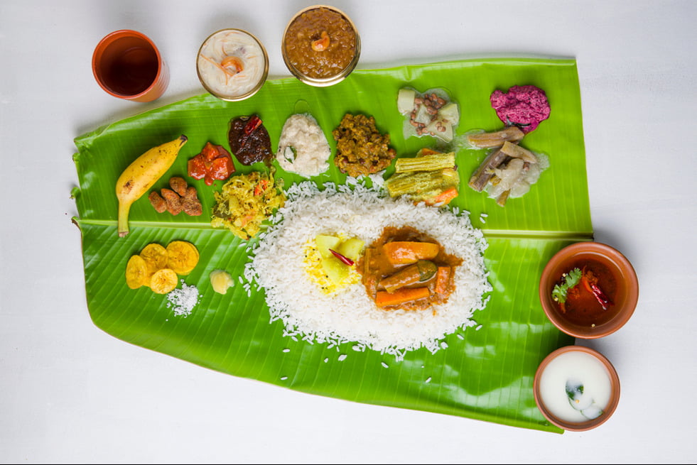 traditionala kerala pickles in onam sadya
