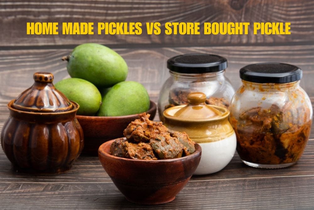 Home made pickle vs Store bought pickle