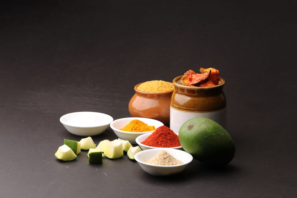 kerala pickles on festive feasts