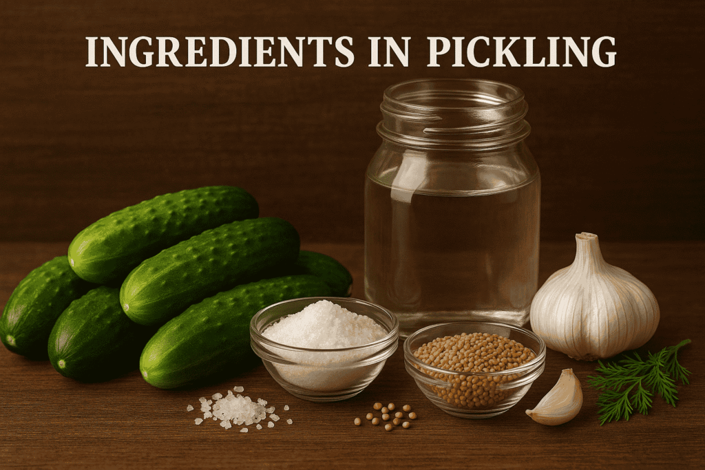 ingredients in pickling
